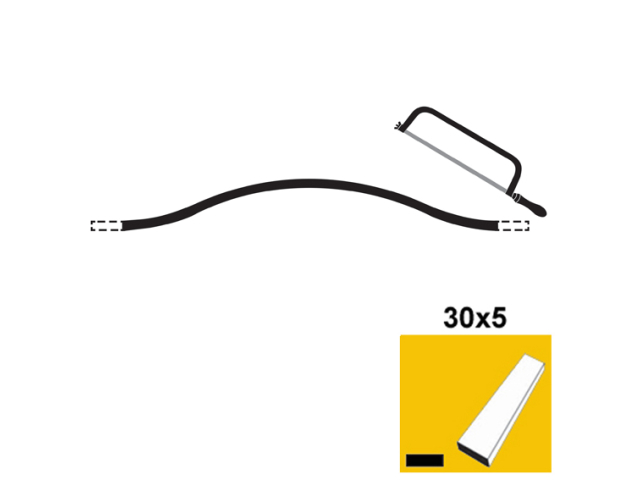 Łuk obły 30x5, p250, L3410-4400mm